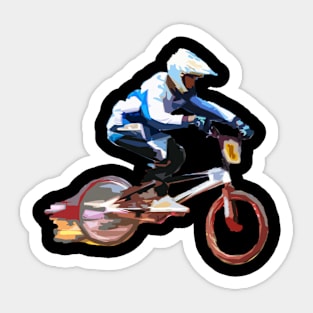 bmx racing Sticker